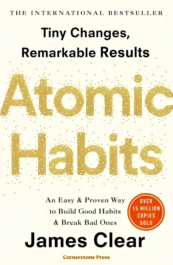 Cover of "Atomic Habits" by James Clear